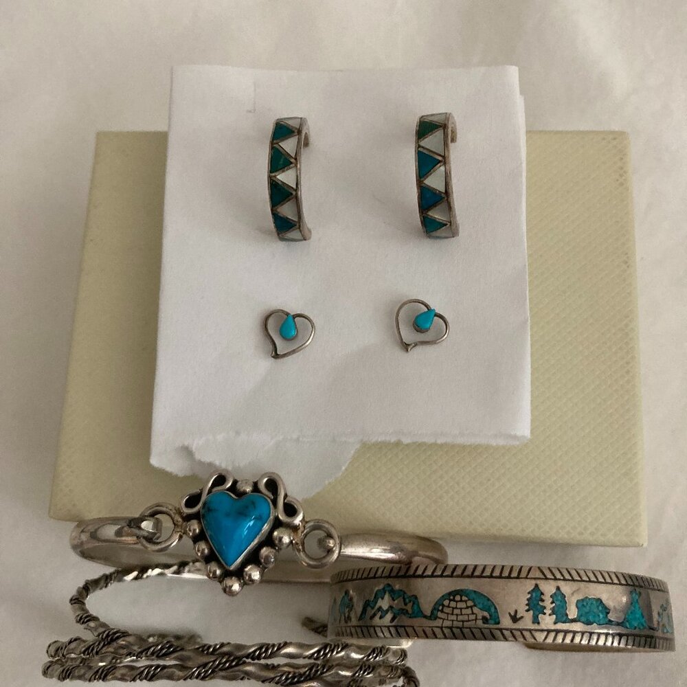 Turquoise & Silver Jewelry